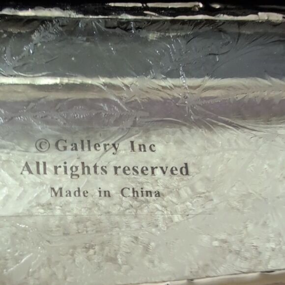 Gallery Stained Glass Blue Butterfly Picture Frame 3.5" X 5" Photo Opening - Picture 2 of 12